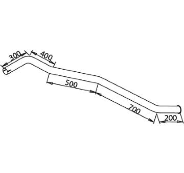 Výfuková trubka DINEX 51645
