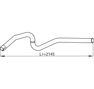 Výfuková trubka DINEX 52613