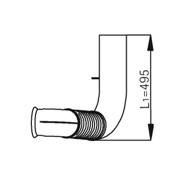 Výfukové potrubie DINEX 53127