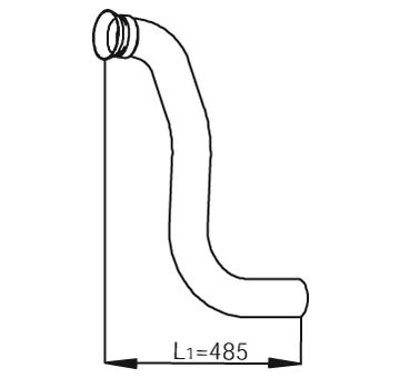 Výfuková trubka DINEX 53277