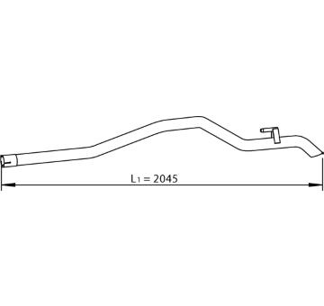 Výfukové potrubie DINEX 53699