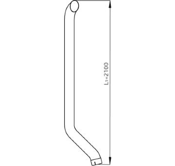 Výfukové potrubie DINEX 53733