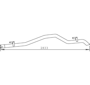 Výfukové potrubie DINEX 53799