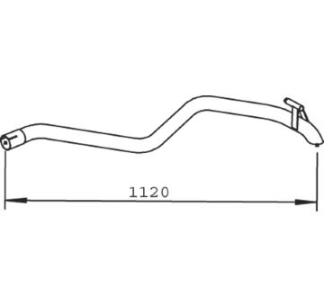 Výfuková trubka DINEX 54614