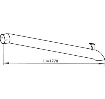Výfuková trubka DINEX 54669