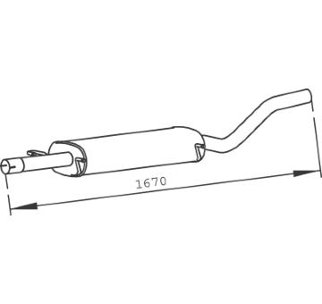 Koncový tlmič výfuku DINEX 56336