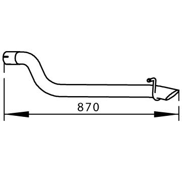 Výfukové potrubie DINEX 56600