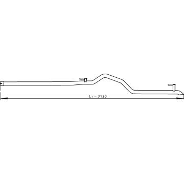 Výfuková trubka DINEX 56603