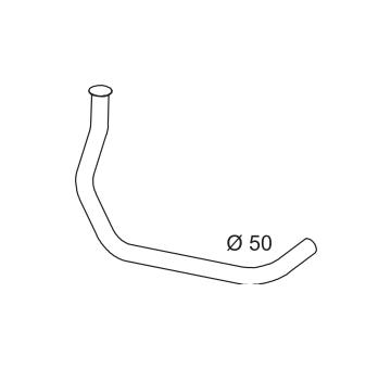 Výfukové potrubie DINEX 64279