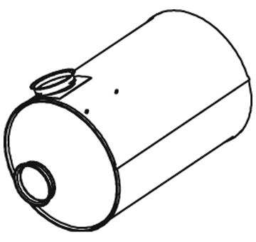 Střední tlumič výfuku DINEX 64453