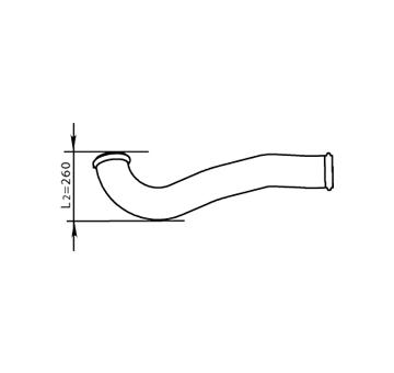 Výfukové potrubie DINEX 64533