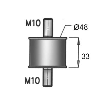 Gumový popruh pre výfukový systém DINEX 64817