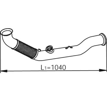 Výfuková trubka DINEX 66140