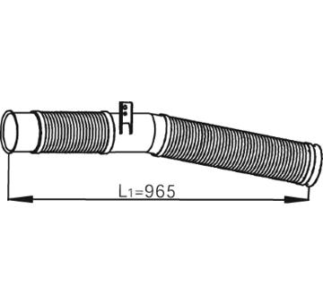 Výfuková trubka DINEX 68086