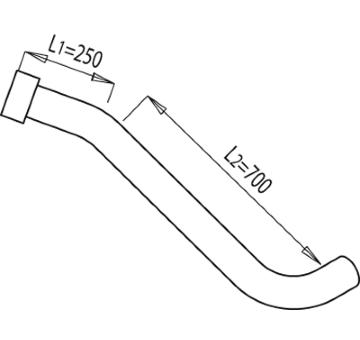 Výfuková trubka DINEX 68168