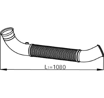 Výfuková trubka DINEX 68505