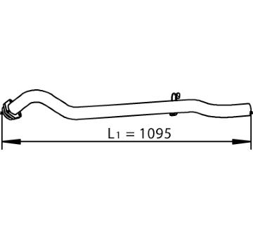 Výfuková trubka DINEX 74504