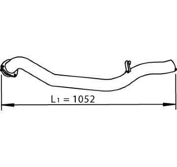 Výfukové potrubie DINEX 74513