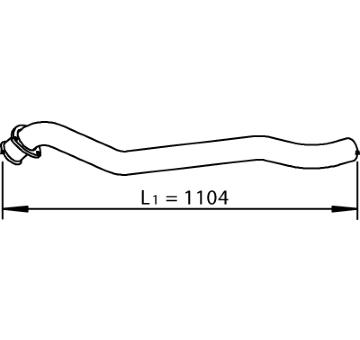 Výfuková trubka DINEX 74516