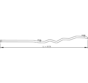 Výfuková trubka DINEX 74612