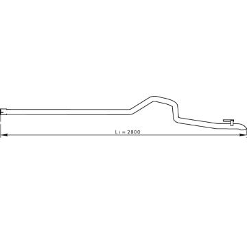 Výfukové potrubie DINEX 74620