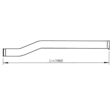 Výfuková trubka DINEX 80235