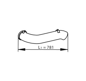 Výfuková trubka DINEX 81729