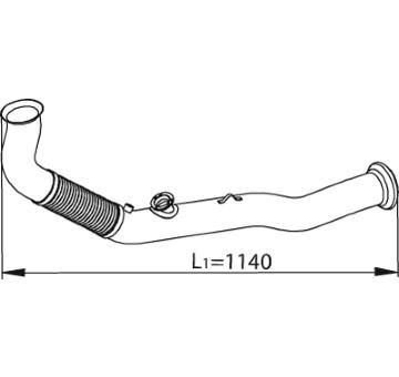 Výfuková trubka DINEX 82224