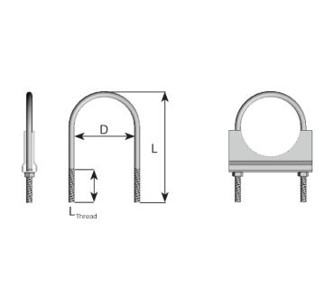 Svorka výfukového systému DINEX 90096