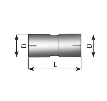 Spojka trubiek výfukového systému DINEX 93773