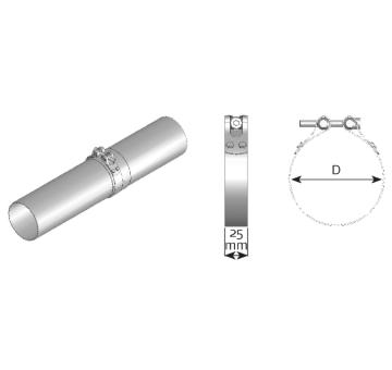 Svorka výfukového systému DINEX 99944