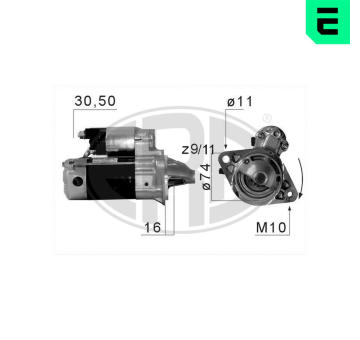 Startér ERA 220675A