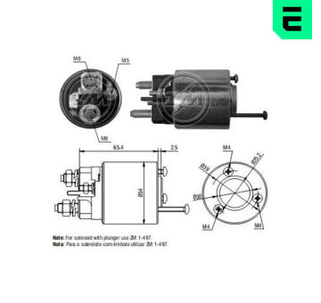 Elektromagnetický spínač, startér ERA 227392