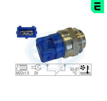 Teplotní spínač, větrák chladiče ERA 330194