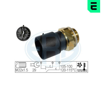 Teplotní spínač, větrák chladiče ERA 330220