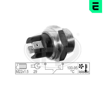 Teplotní spínač, větrák chladiče ERA 330303