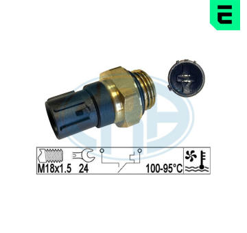 Teplotní spínač, větrák chladiče ERA 330928