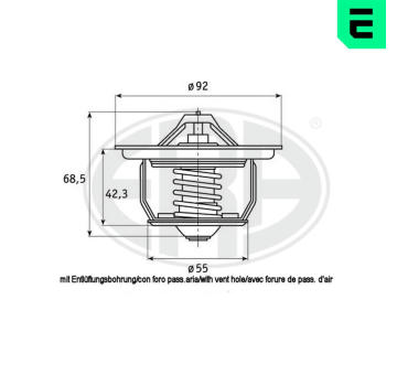 Termostat, chladivo ERA 350181