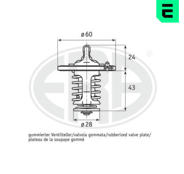 Termostat, chladivo ERA 350220