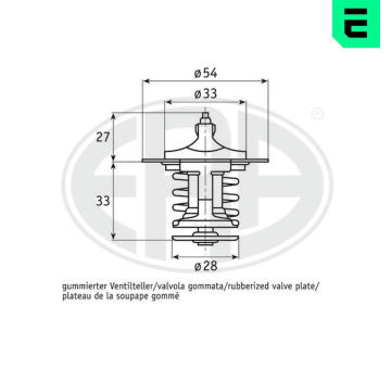 Termostat, chladivo ERA 350221