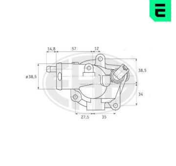 Termostat, chladivo ERA 350259
