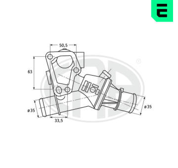 Termostat, chladivo ERA 350260