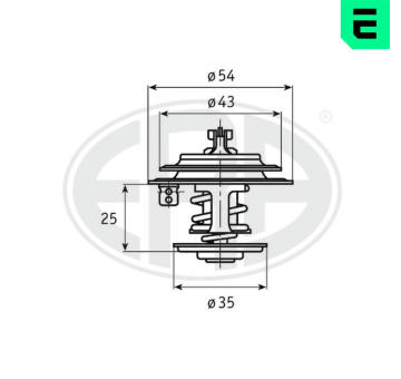 Termostat, chladivo ERA 350310