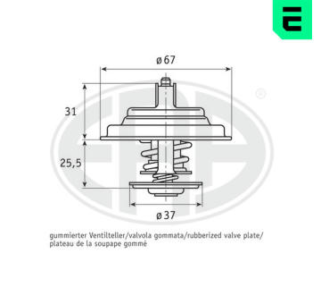 Termostat, chladivo ERA 350327