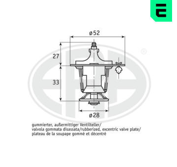 Termostat, chladivo ERA 350353