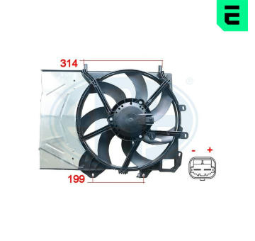 Větrák, chlazení motoru ERA 352043