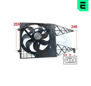 Větrák, chlazení motoru ERA 352046