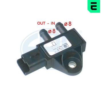 Senzor, tlak výfukového plynu ERA 550774