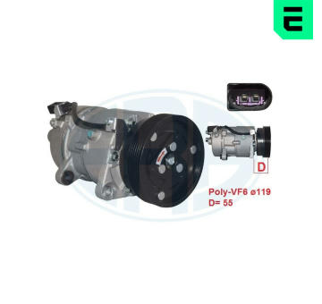 Kompresor, klimatizace ERA 670056