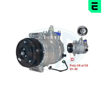 Kompresor, klimatizace ERA 670062